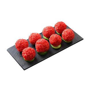 百洋 荔枝形虾球红尘妃子笑油炸小吃脆花粒食材冷冻速冻半成食品