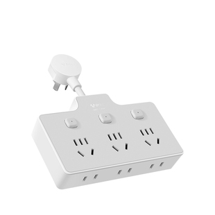 公牛插座转换插头多功能插座一转六多插座转换器插线板带短线排插