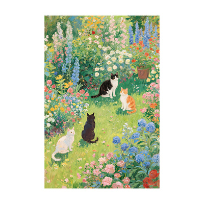 猫的天空之城成人拼图花间喵议会