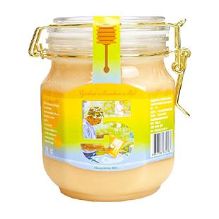 俄蜜源椴树蜜俄罗斯蜂蜜灌装原装进口天然野生黑蜂结晶白蜜