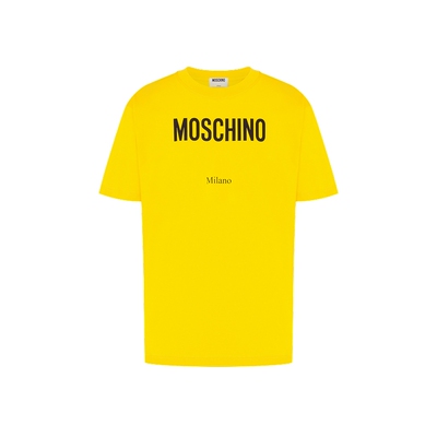 【新品首降】Moschino/莫斯奇诺 26春夏 男士字母印花设计棉质T恤