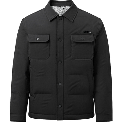 海澜之家石墨烯翻领鸭绒羽绒服男