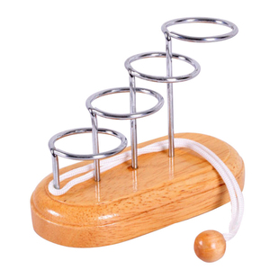 拓扑学古典益智玩具桌面解绳扣锁套趣味解压玩具步步惊心穿绳烧脑