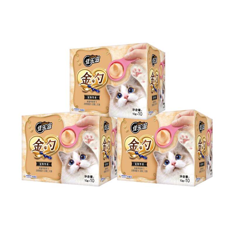 佳乐滋金勺慕斯勺猫零食猫条鱼肉