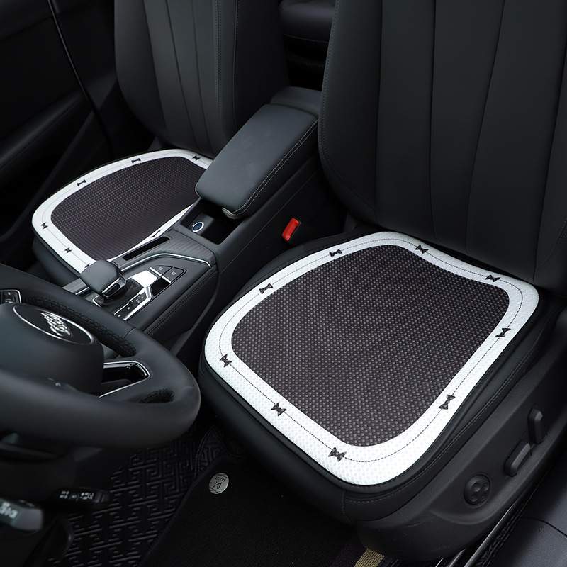 简约汽车坐垫轻奢蝴蝶结车载四季高级座垫套通用感座椅车用装饰