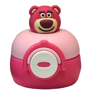 卡通儿童保温杯水杯杯盖配件非通用型学生水壶双饮吸管盖加厚防漏