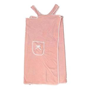 浴巾女可穿裹春夏家用非纯棉吸水速干不掉毛网红浴裙可爱抹胸浴袍