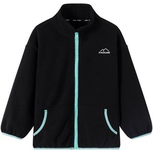 小象汉姆男童摇粒绒外套2025新款儿童秋冬装男孩衣服保暖加绒上衣