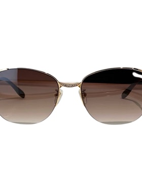 镶钻奢华欧美女椭圆中小高档墨镜