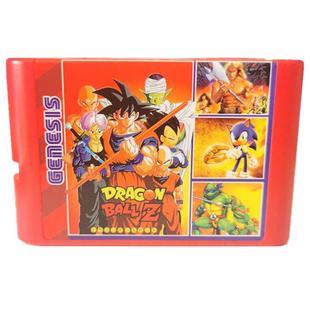 16位世嘉游机戏卡黑卡合集68合一大坦克七龙珠侍魂幽游白书双截龙