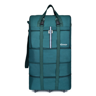 超大容量158航空托运包万向轮 出国留学牛津布折叠飞机行李旅行箱