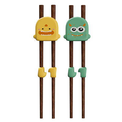 盾牌爸爸实木儿童筷子训练器辅助筷家用初学辅助器食品级训练筷子