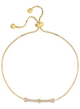 唯曼微镶竹节手链女合金锆石日韩