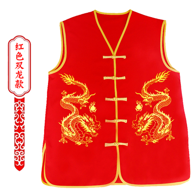 新款香客进香服庙会庙服马甲宗祠进香定制印字服装民俗文化服马甲