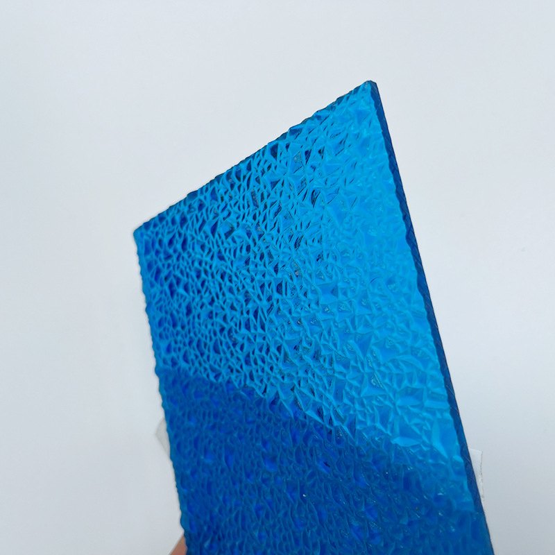 厂家聚碳酸酯pc颗粒耐力板透明pc颗粒pc板批发板钻石纹磨pc阻燃