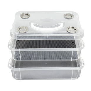 面包虫滤屎饲养箱防臭防潮玉米虫九龙虫蚕宝宝饲养盒筛选粪便养殖