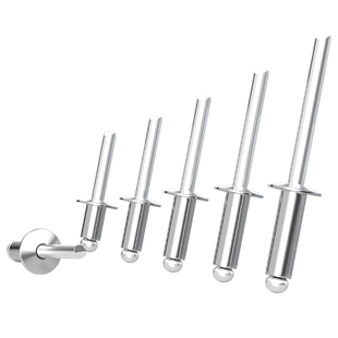 国标铝制拉铆钉抽芯铆钉铝铆钉圆头抽心柳钉开口形M2.4M3.2M4M5mm