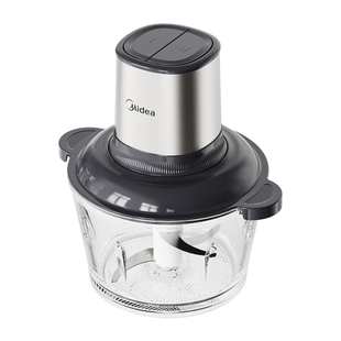 美的绞肉机家用料理机全自动多功能小型辅食搅拌烹饪机打肉馅碎肉