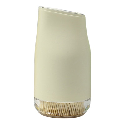 牙签盒轻奢瓶装推盖家用高大上创意便携牙签筒罐装送350支牙签