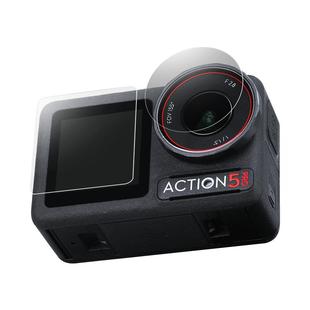 适用影石Insta360 Ace Pro2钢化膜屏幕镜头保护贴膜运动相机影石360 acepro2相机高清防爆保护膜收纳包配件