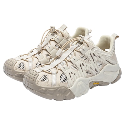 Jeep网面运动鞋女透气徒步登山鞋