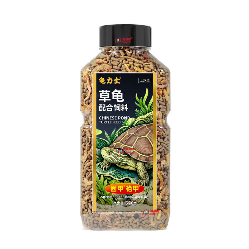 中华草龟墨龟通用虾干龟饲料