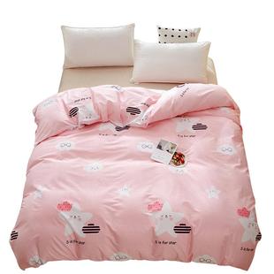 卡通清新纯棉被套单件 全棉被罩单人150x180x200x230学生儿童定做