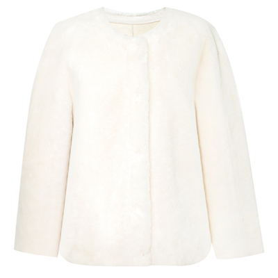 LadyJ澳洲进口羊皮皮毛一体皮草