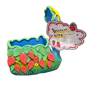 变废为宝洗衣液做花盆手工绘画幼儿园diy环创主题盆栽绿色植物