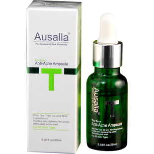 澳大利亚Ausalla奥诗娜T茶树精油祛痘精华液 暗疮不再长 祛痘之神