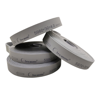 进口糊盒机带 耐磨尼龙橡胶片基带 防滑 耐磨柔软平皮带 双面灰带