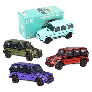 拓意 梅赛德斯奔驰AMG G63 车模成人1:64 仿真合金小汽车模型摆件