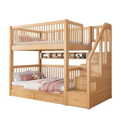 上下床双层床全榉木上下铺平行床