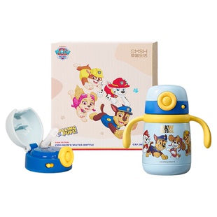 汪汪队儿童保温杯婴幼儿学饮杯防烫不锈钢宝宝吸管水杯幼儿园杯子