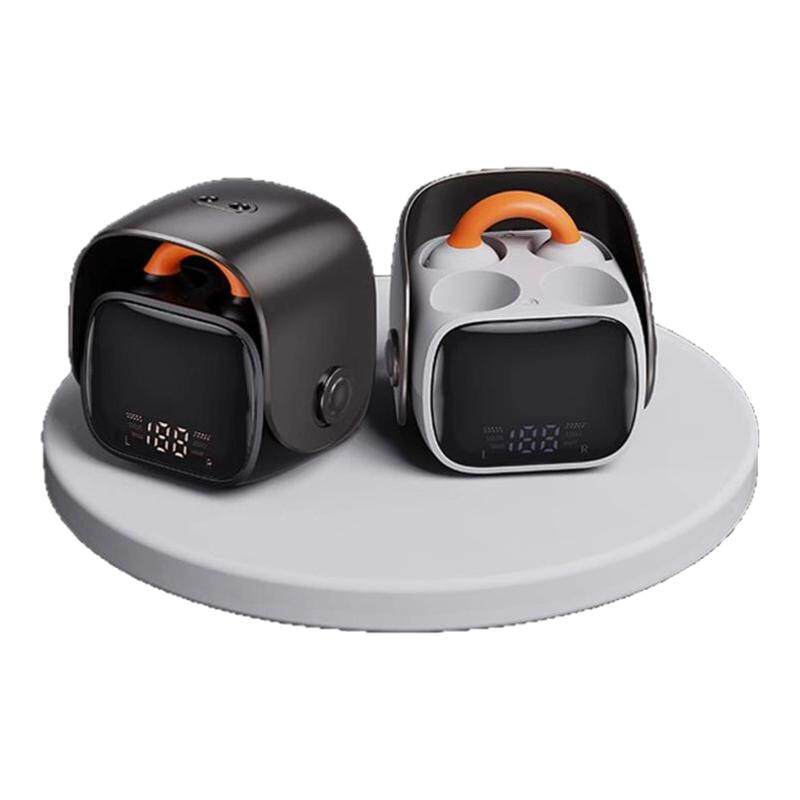 【正品】2025新款高颜值黑科技夹耳式降噪运动跑步长续航蓝牙耳机