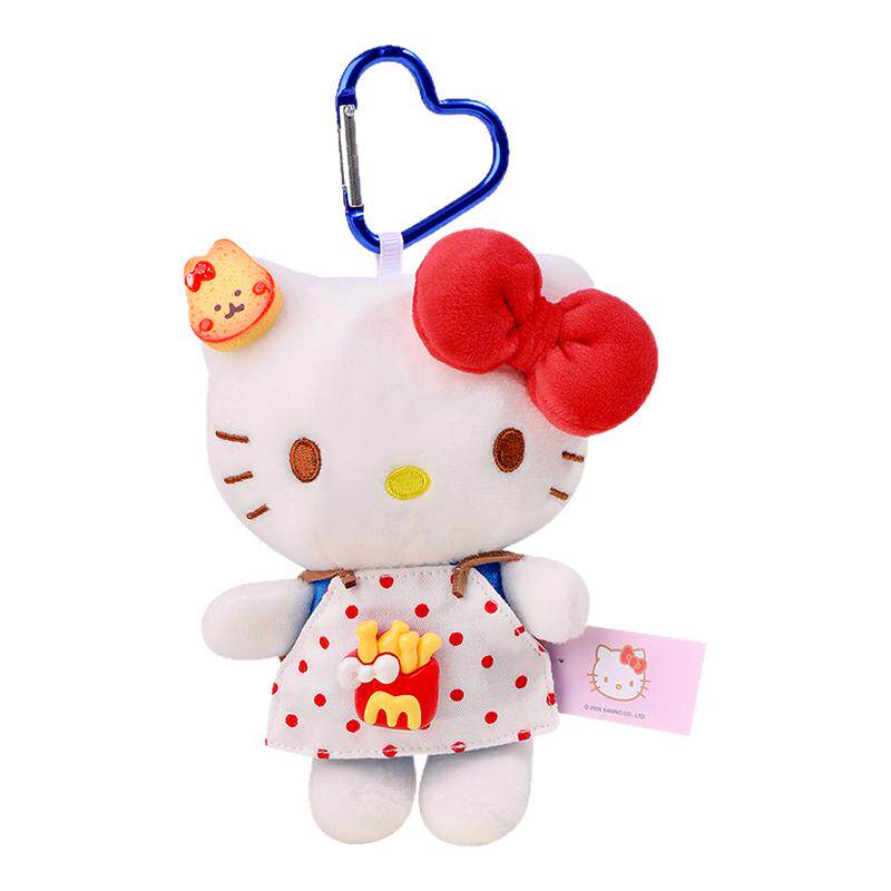 正版hellokitty波点麦当劳挂件可爱玩偶公仔包挂饰女生礼物钥匙扣