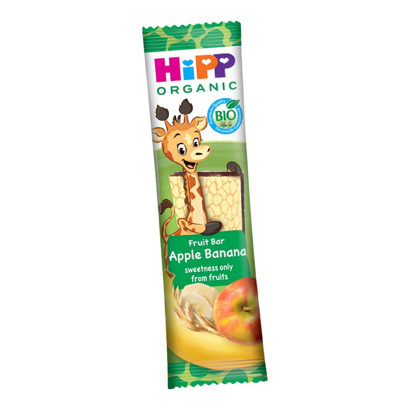 喜宝HiPP 有机香蕉苹果燕麦能量棒23g宝宝1岁+补充能量营养小零食