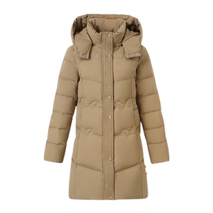 中老年棉衣女长款过膝冬装外套洋气棉袄阔太太气质妈妈装羽绒棉服