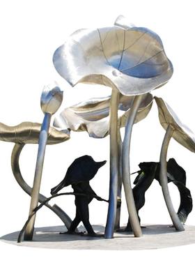 不锈钢雕塑定制厂家--汉博雕塑