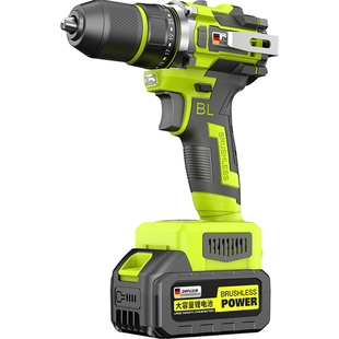 芝浦小钢炮电钻家用小型无刷手电钻家用手枪钻冲击锂电多功能敲击