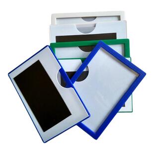 磁性标签卡套仓库货位卡物料卡货架标示牌磁铁牌仓储分类移动标签