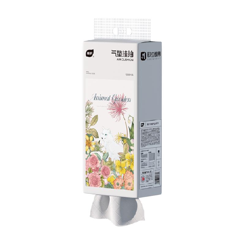 植护抽纸挂抽冬与春4层320抽*1/2/6提整箱家用卫生纸巾155*175mm
