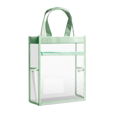 透明网纱手提袋补习袋