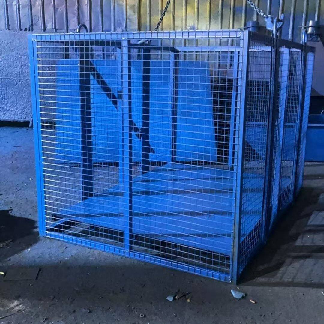 现货加气混凝土吊笼网格钢筋上料升降建筑工地料斗吊篮吊具塔吊