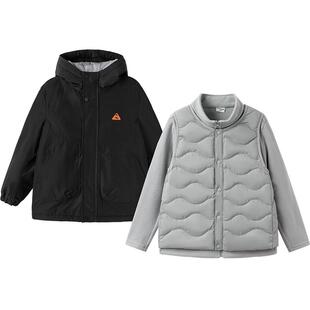 巴拉巴拉balaOne童装儿童羽绒服男童女童三件套冬季加厚保暖
