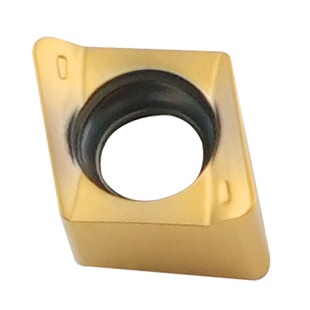 快进给数控铣刀片高效率双面铣刀粒4NKT040204-M 加工钢件不锈钢