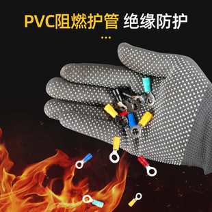 RV圆管预绝缘冷压端子鼻子接线接头耳铜压线O电线端子型端子圆形