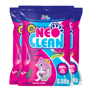 腐败猫2-Neo Clean罗密欧结团猫砂膨润土破碎朱丽叶6.5kg低敏5kg