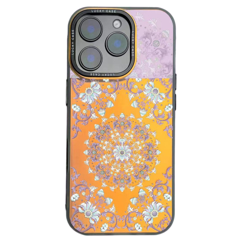 东方绮梦 言西原创国风新中式敦煌女软镭射硅胶适用于苹果手机壳华为高级感iphone16promax新款15pro好看1413