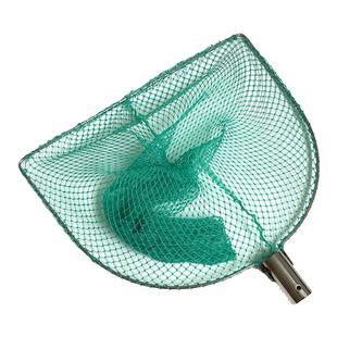 方形不锈钢实心大物抄网头网兜鱼塘抄鱼捞虾捞网渔具用品大全